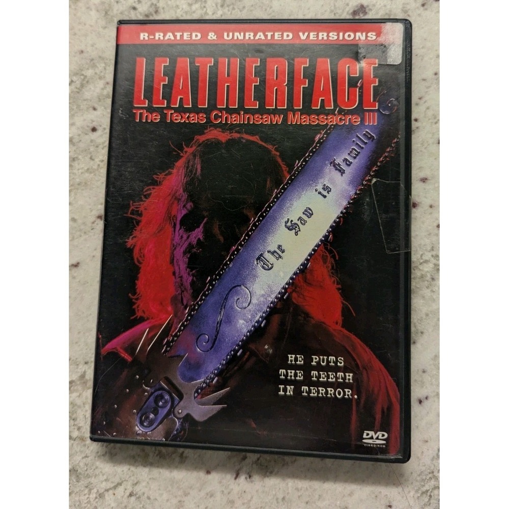 Leatherface: Texas Chainsaw 3 DVD Not Mint With Case